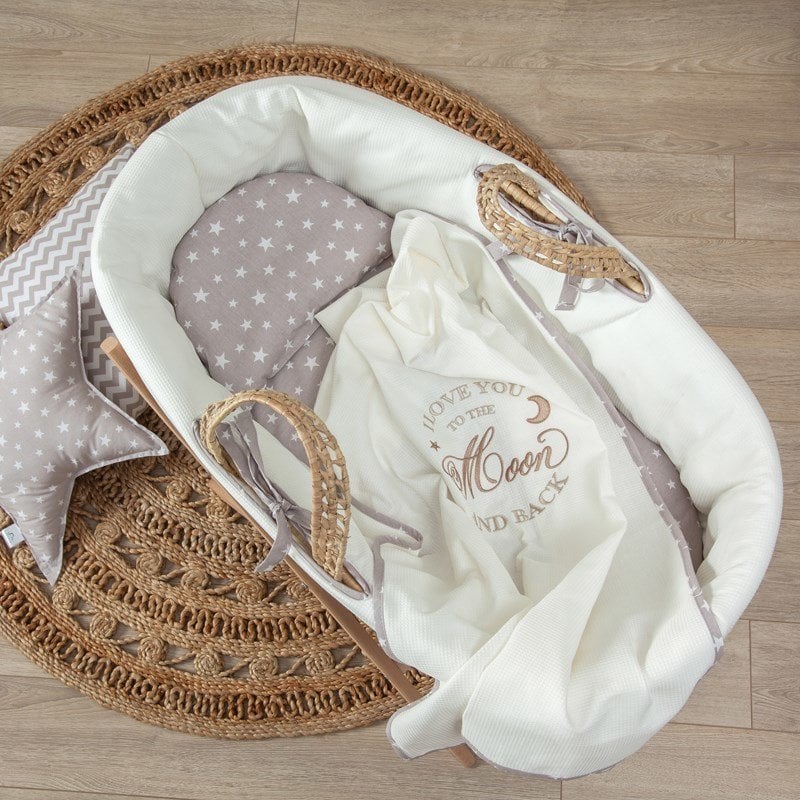 Hasır Sepet Seti - Taupe