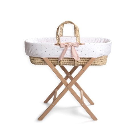 Hasır Sepet Seti - Be Brave - Pudra