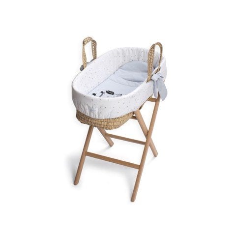 Hasır Sepet Seti - Dino - Mavi