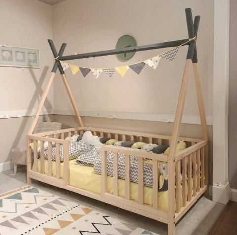 Çapraz Montesori Karyola (90x190)