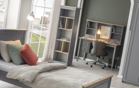 Petra Genç Odası - (3 kapılı Dolap + Çalışma Masası Alt Modül + Karyola 100x200)