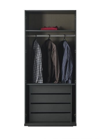 Aura 2 Kapılı Çekmeceli Dolap