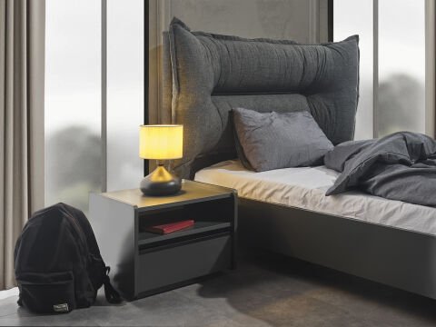 Aura Başlıklı Karyola (100x200)