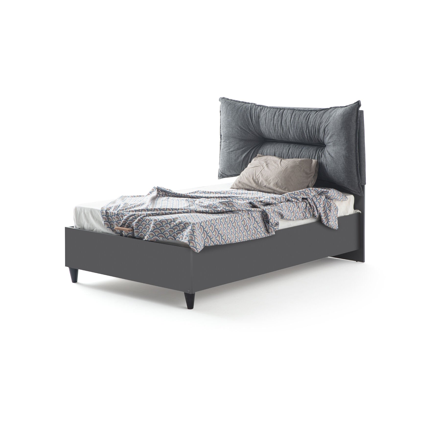 Aura Başlıklı Bazalı Karyola (100x200)