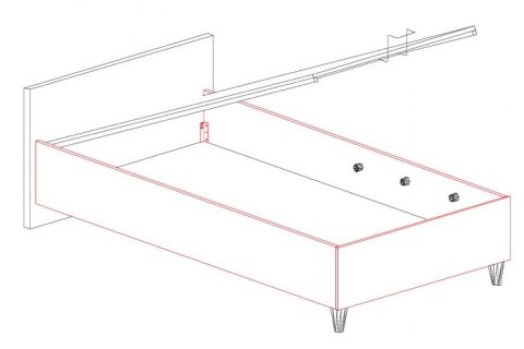 Halikarnas Başlıklı Bazalı Karyola (120x200)