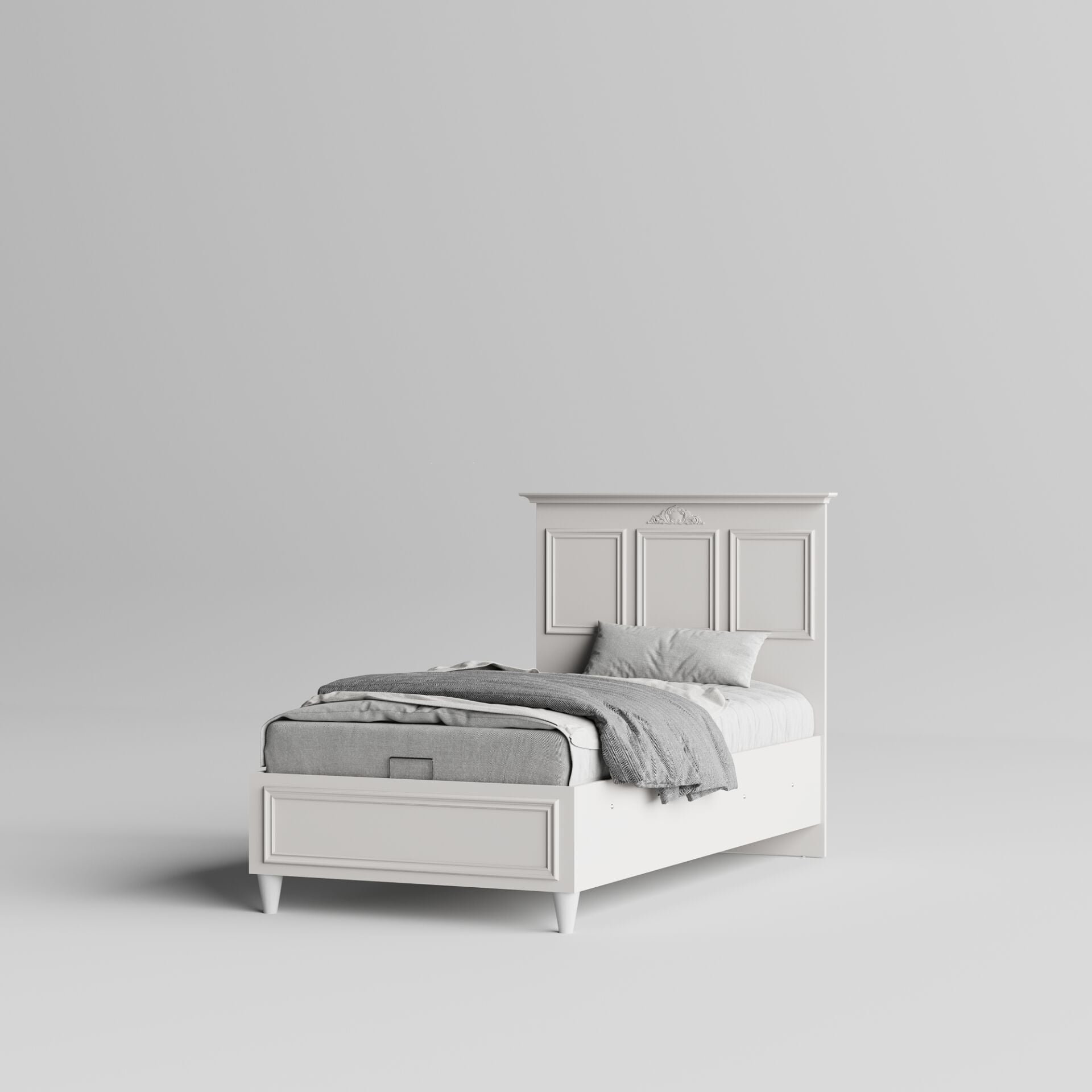 İskenderiye Başlıklı Bazalı Karyola (120x200)