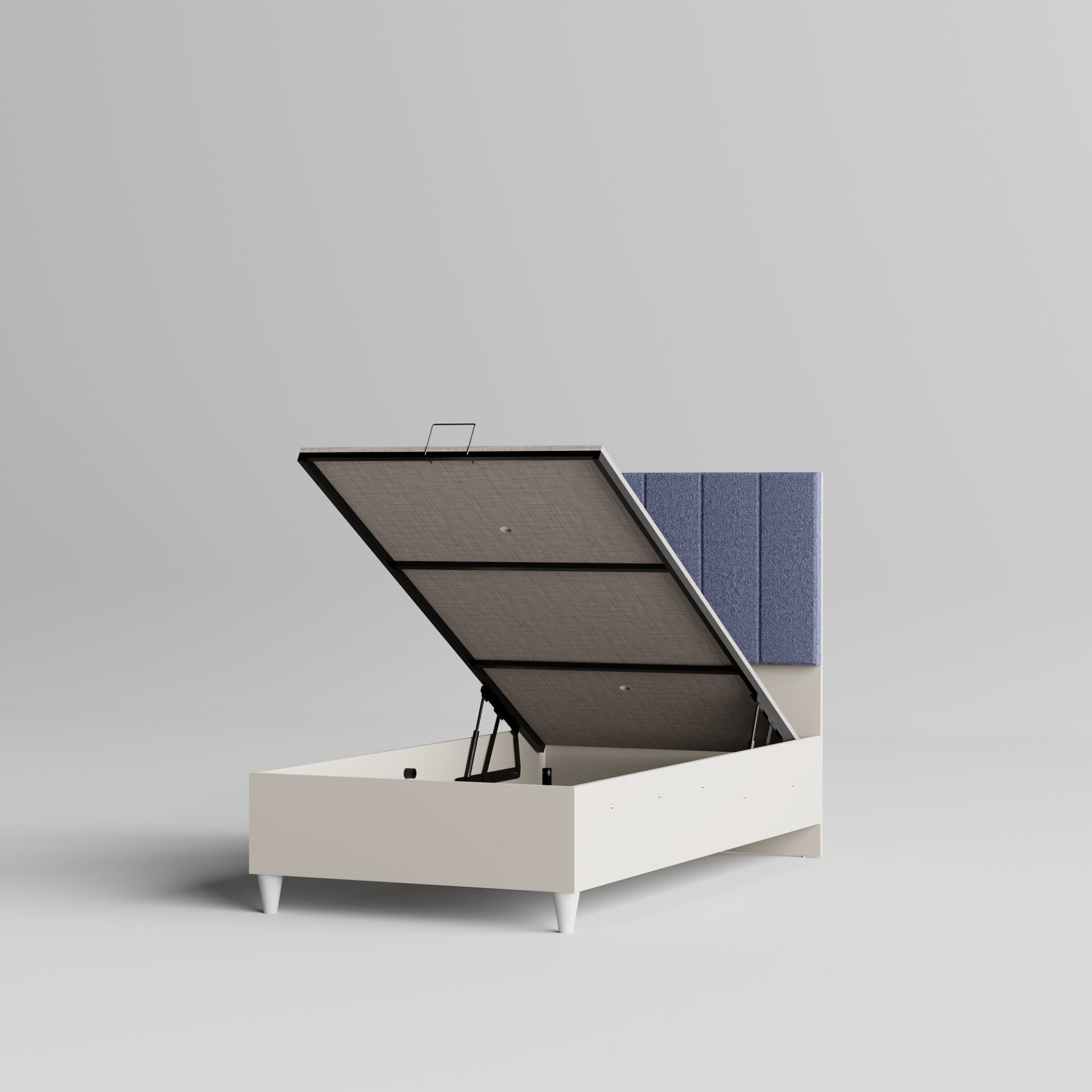 Kolezyum Ay Başlıklı Bazalı Karyola (100x200)