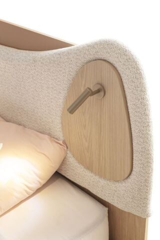 Osaka Başlıklı Bazalı Karyola (120x200)