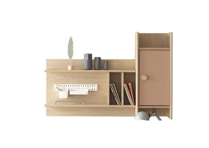 Osaka Çalışma Masası Üst Kitaplık Ünitesi